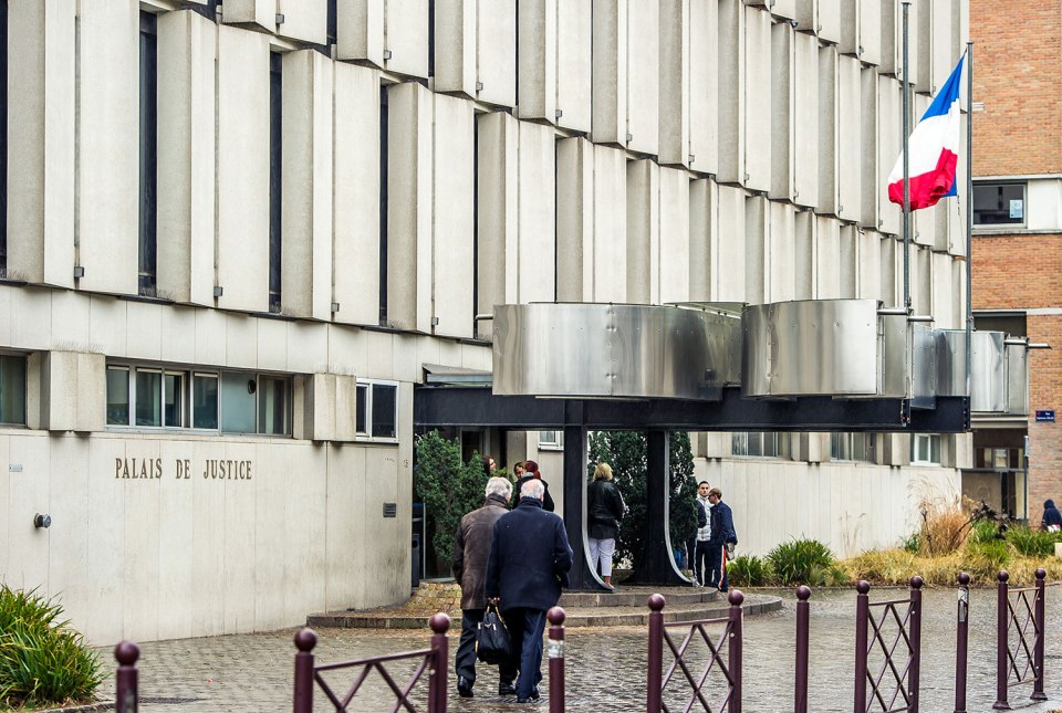  Two England fans were found guilty of assault at the Palais de Justice in Lille