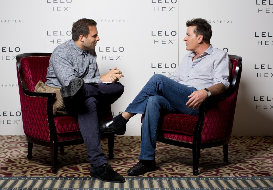  Baring all ... Charlie Sheen sits down with our man Dan