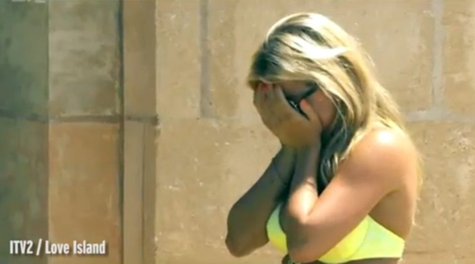  Zara Holland couldn't contain her emotions as she delivered the news.