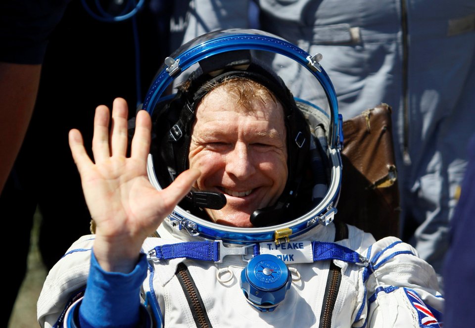 Touch down . . . Tim Peake lands back on earth after perilous descent from the International Space Station