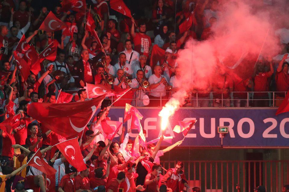 A number of nations have been left in hot water after their supporters' use of pyrotechnics including flares during the Euro 2016 tournament