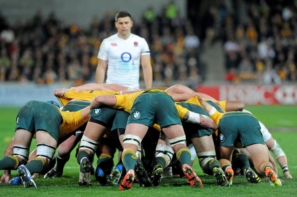  Australia's scrum creaked under pressure to give tourists the advantage