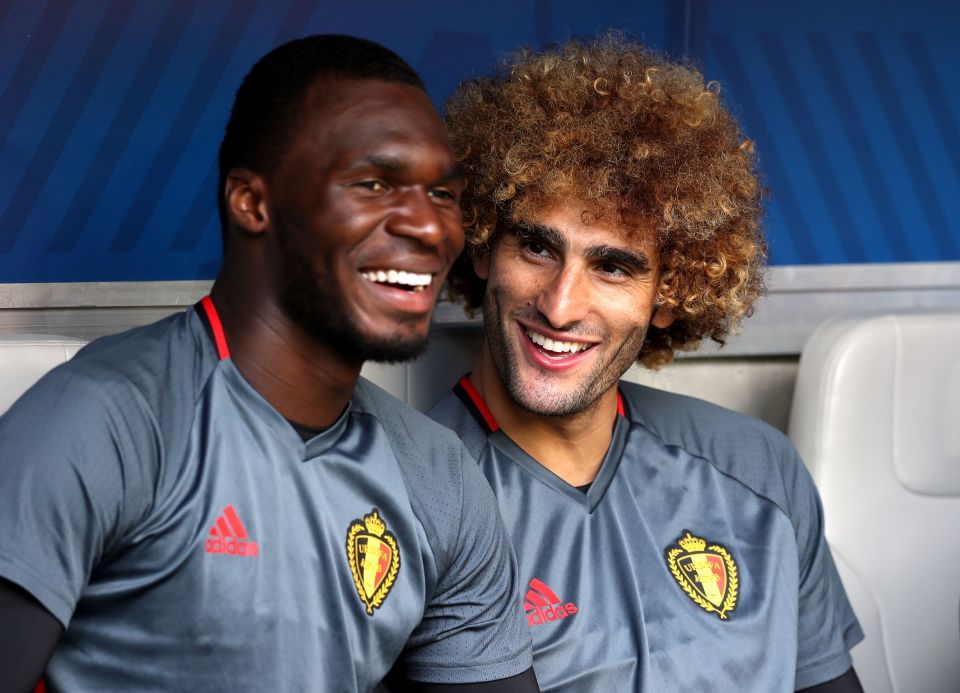 Christian Benteke has been on the bench for Belgium during Euro 2016