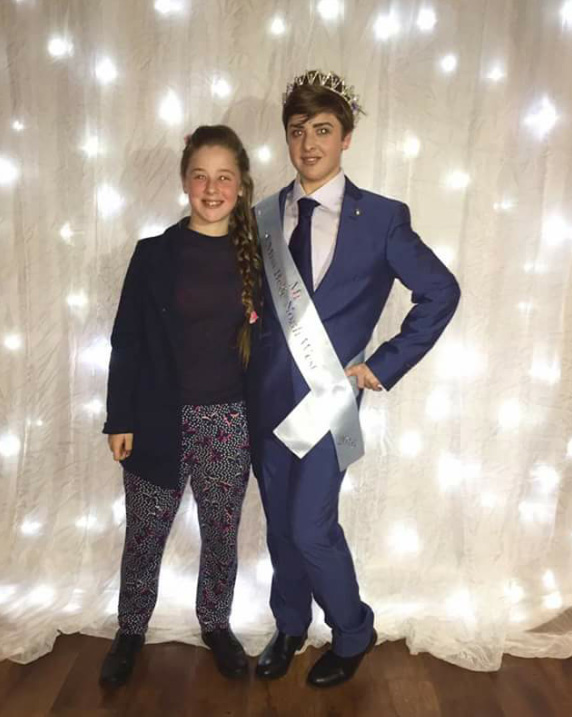  Conor and sister Caitlyn both compete in pageants along with brother Cain and have raised £700