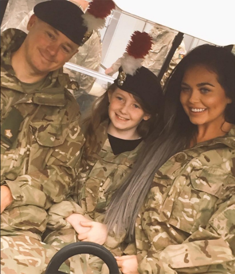  Scarlett Moffatt was joined by father Mark and sister Ava for a day of family fun at the Hoppings.