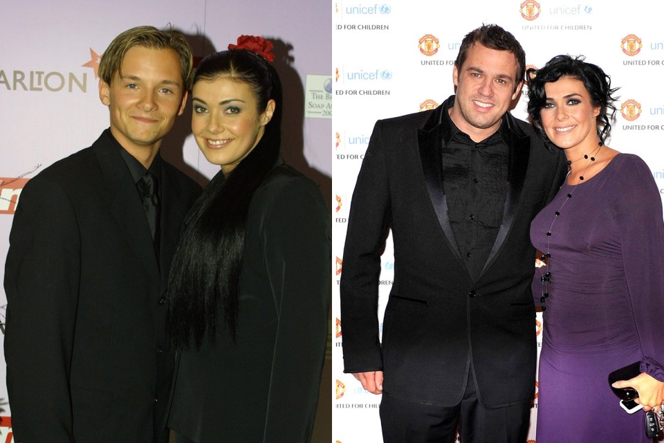  Kim was married to soap star Jack Ryder (left) from 2002-09 and had a daughter with ex-hubby Jamie Lomas