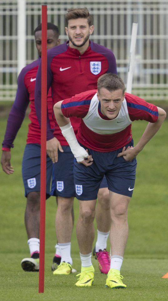 England Training in Chantilly Match day -1