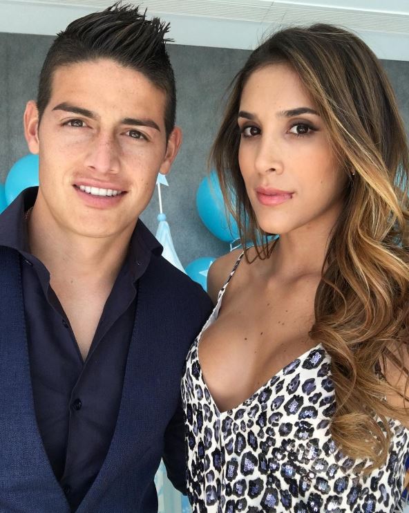  Colombia midfielder James Rodriguez is married to Daniela Ospina. sister of Arsenal goalkeeper and Colombia team-mate, David Ospina