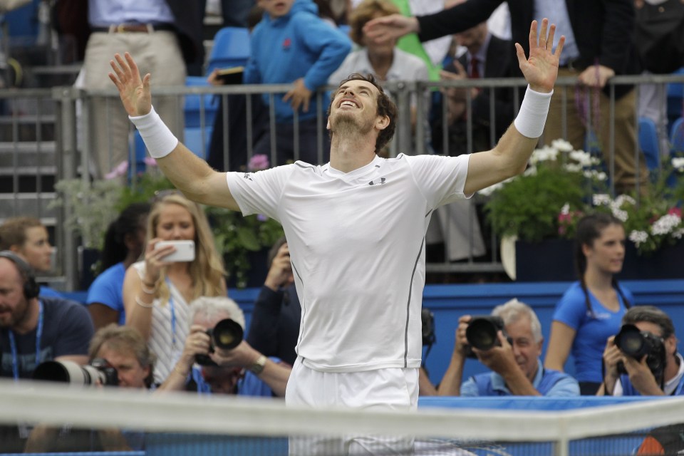  Murray saw off Milos Raonic in the final in London on Sunday