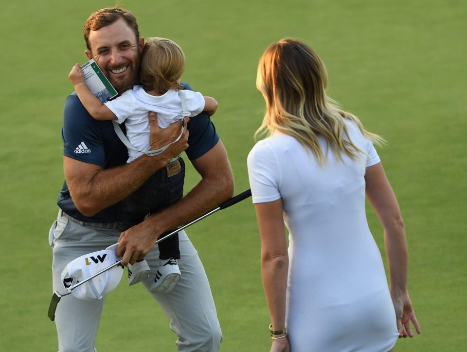 Paulina Gretzky and Dustin Johnson