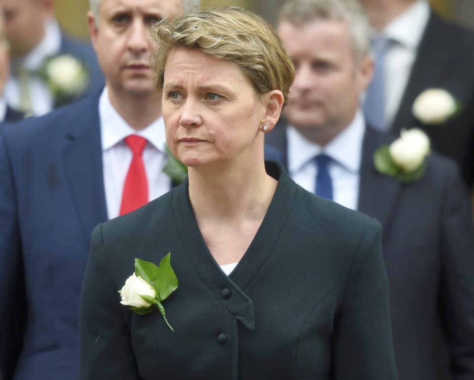  Ms Cooper received the threat a day after she and other MPs paid tribute to their murdered colleague Jo Cox