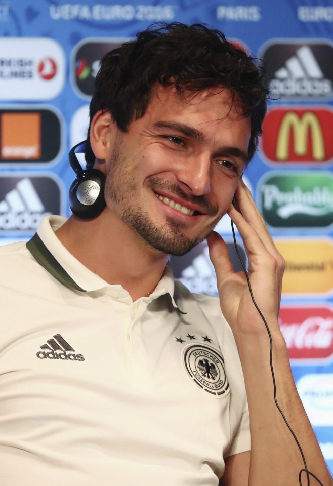  Mats Hummels speaks to the press ahead of Germany vs Northern Ireland