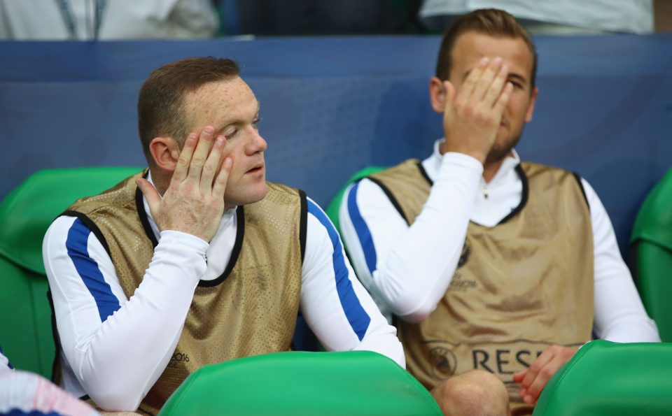 Wayne Rooney and Harry Kane were left out by manager Roy Hodgson