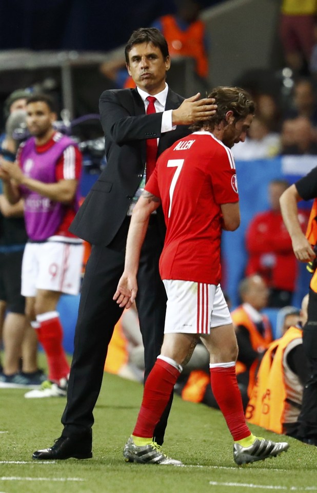  Chris Coleman has been impressed with Allen's play so far in France