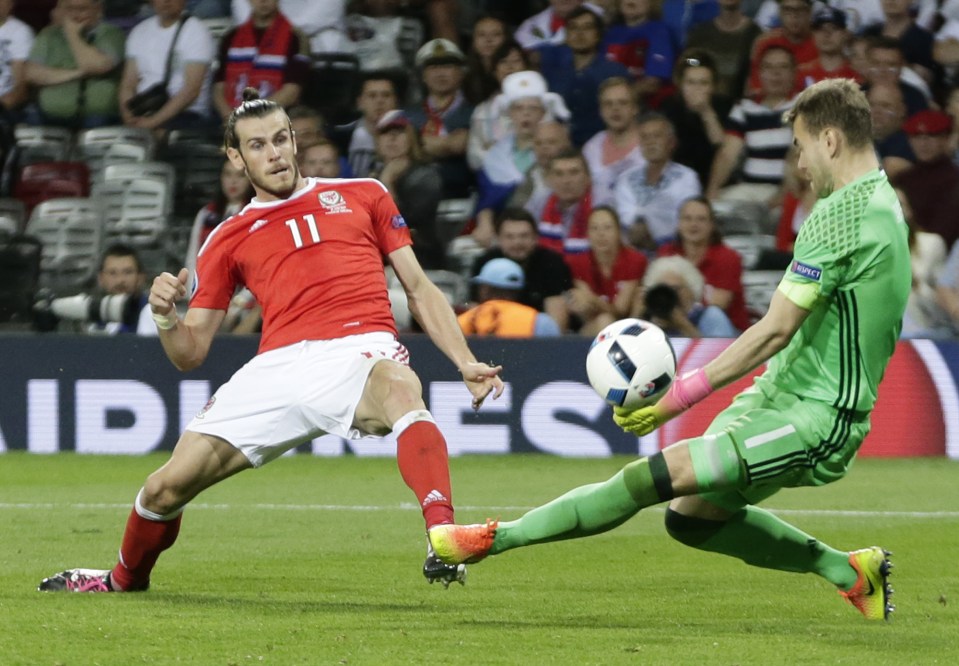 Gareth Bale netted Wales' third goal in the rout over Russia on Monday evening as Chris Coleman's men topped Group B