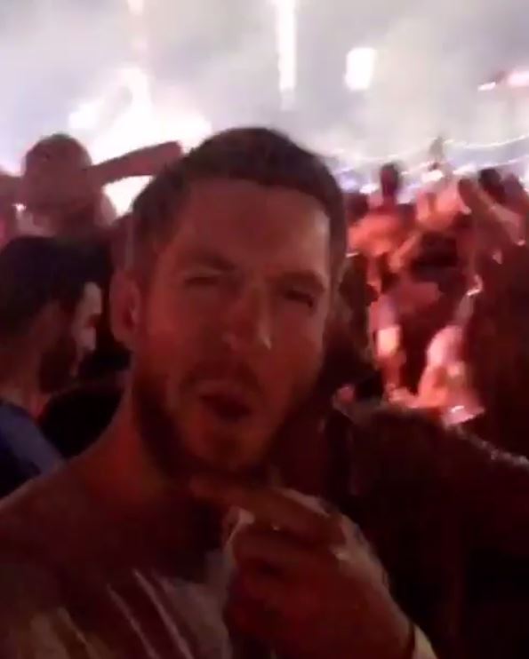 Calvin Harris parties in Las Vegas following his split from Taylor Swift 