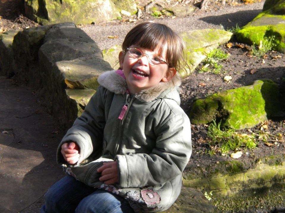  Ellie aged five. A family judge ordered the slate be 'wiped clean' after dismissing accusations her dad had beat her