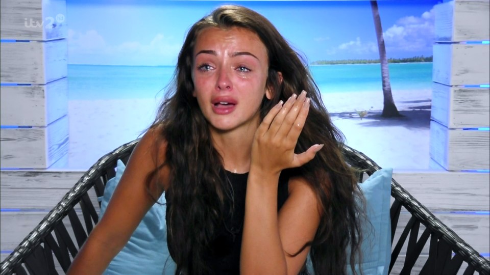  It's been an emotional week for Love Island's Kady following the arrival of new girl Tina to the villa.