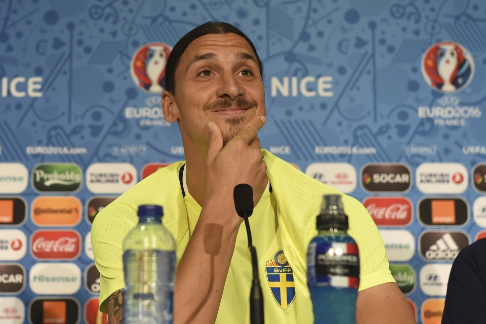  Zlatan Ibrahimovic announces he will be quitting international football at a press conference in Paris today ahead of Sweden's clash with Belgium