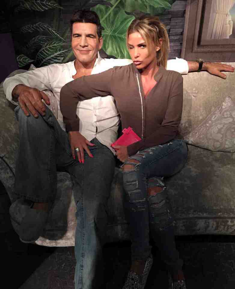  A slightly less controversial picture with Simon Cowell's waxwork