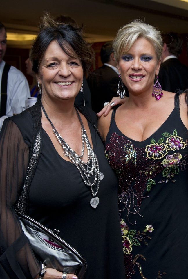  Samantha pictured with her former partner Myra Stratton who lost her battle with cancer in 2015