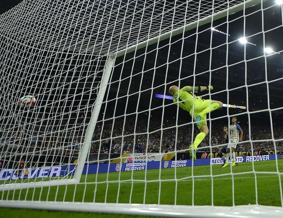  The goal helped Argentina into the Copa America semi-final