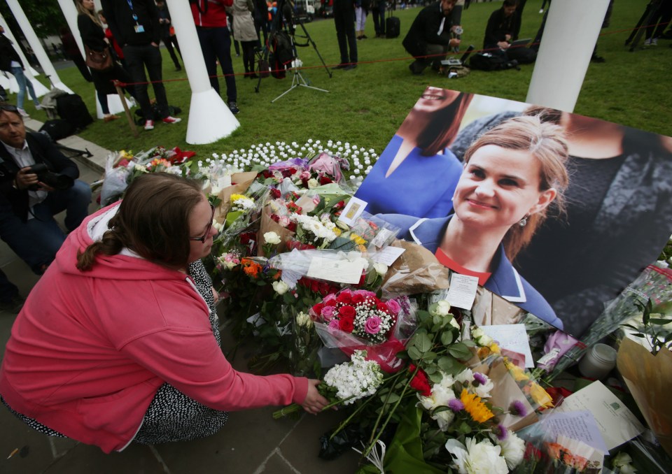  Tributes flooded in after Labour MP Jo Cox was murdered last week