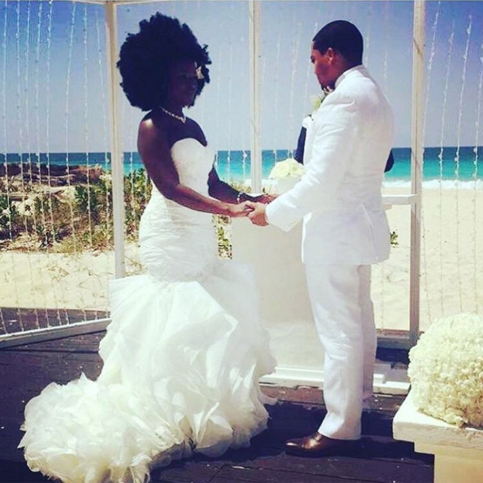  Last week Nakyia Whitty shared her wedding snaps on Instagram but has been overwhelmed and feels 'blessed' about the positive reaction