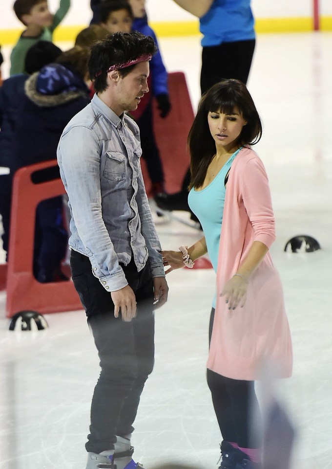 Roxanne is comfortable on the ice after her stint on the reality show in 2009 