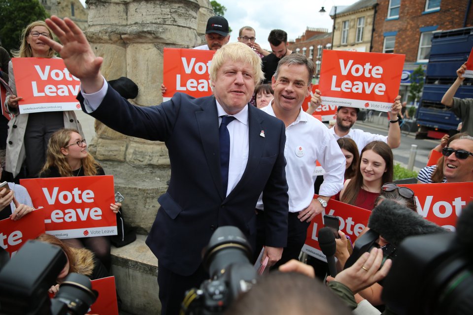  Former Mayor of London Boris Johnson told activists in Selby the EU is going in the wrong direction and people need to vote Leave