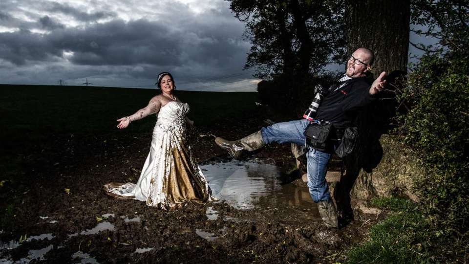  Kevin and Regina did a "Trash the Dress" shoot when she was seven