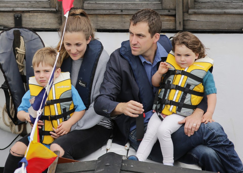  Brendan Cox took his children Cuillin and Lejla on a boat down the Thames to attend a memorial event for his wife Jo Cox