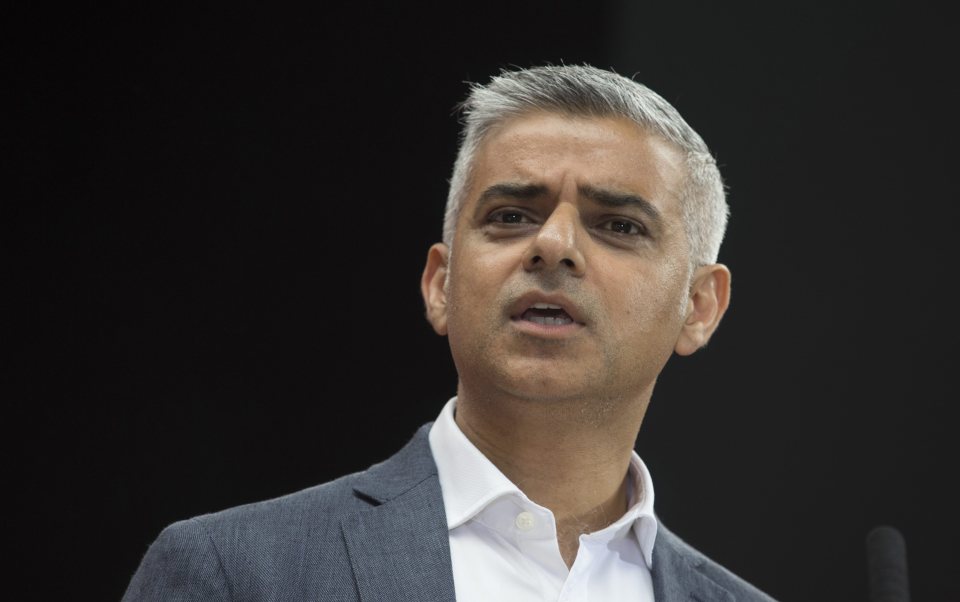  Fire sale . . . London Mayor Sadiq Khan said he was planning to sell the water cannon