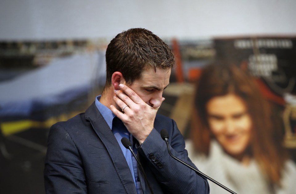  Brendan Cox made an emotional speech in Trafalgar Square to thank everyone for their support since his wife's murder