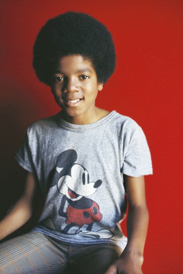 Michael Jackson Wearing A Mickey Mouse T-Shirt