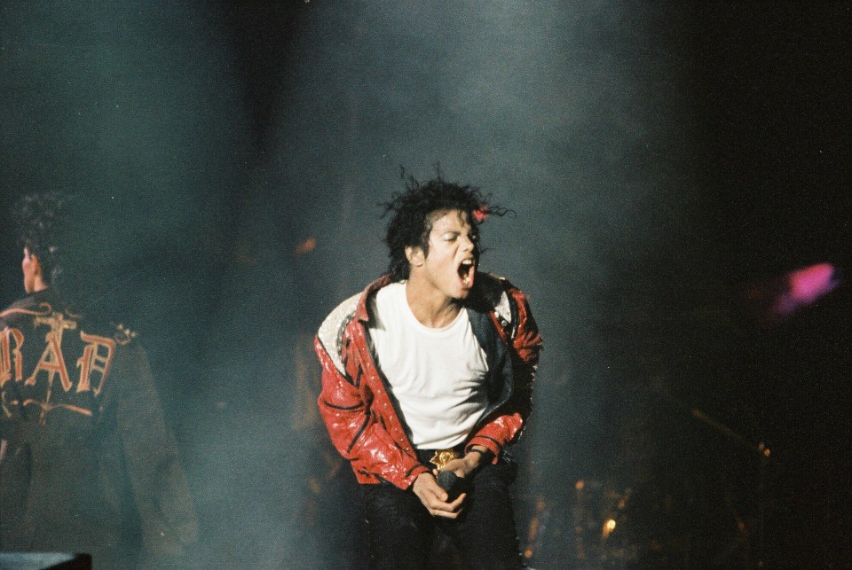 Michael Jackson Performs At Wembley