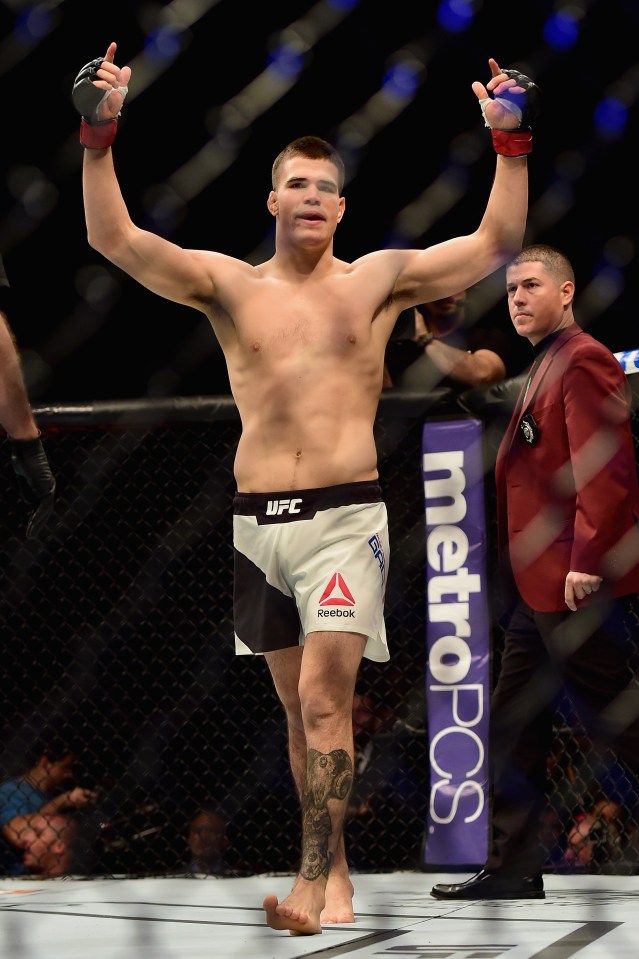  Confident of victory: Mickey Gall