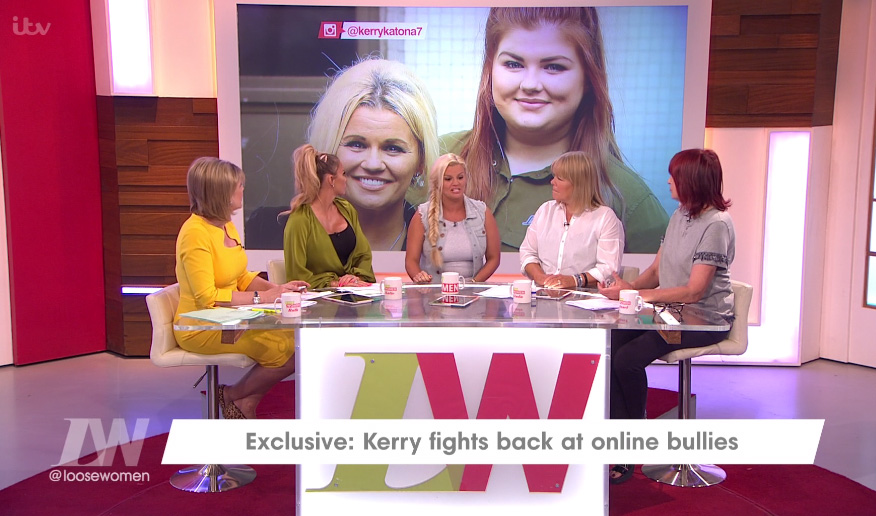  Kerry told the Loose Women panel: 'It was the most unflattering photo of my daughter'