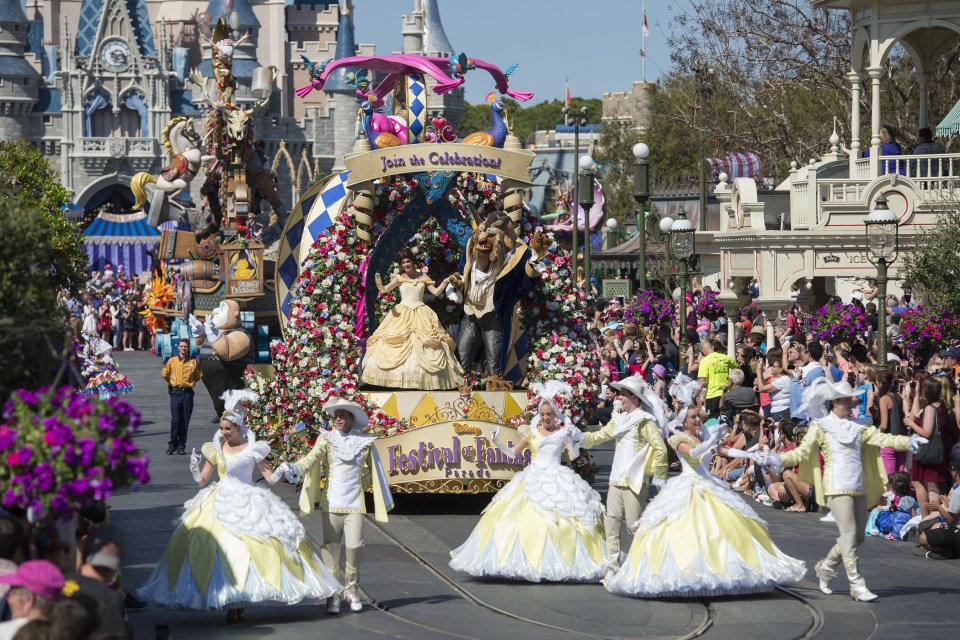  Star struck ... lose yourself in the fabulous Disney Festival of Fantasy Parade