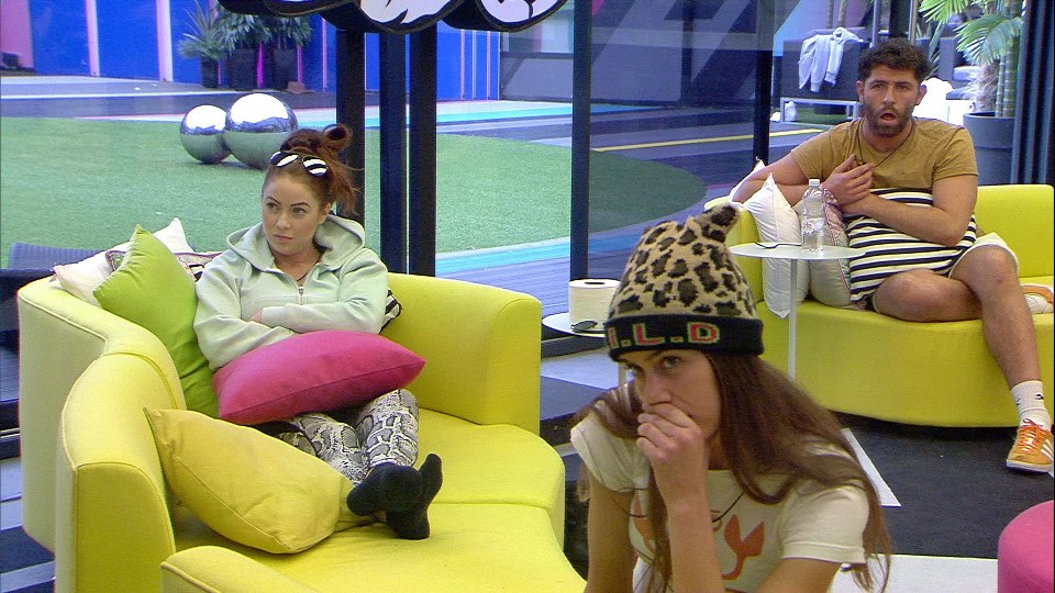  The housemates not participating in the game were forced to still watch the clips