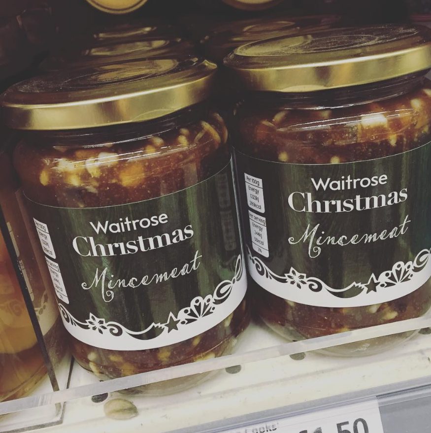  Blast ... shoppers amazed as they spot festive products such as mincemeat in stores in June