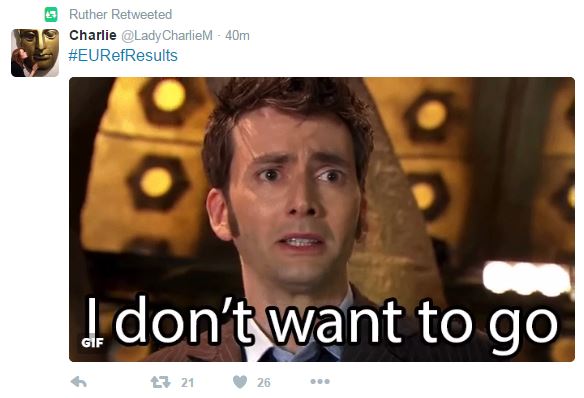  David Tennant's emotional face summed up the feelings of those who backed Remain