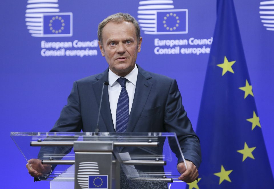  European Council President Donald Tusk issued a joint statement with Commission President Jean Claude Juncker