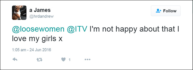  The reaction to ITV's announcement has been very strong.