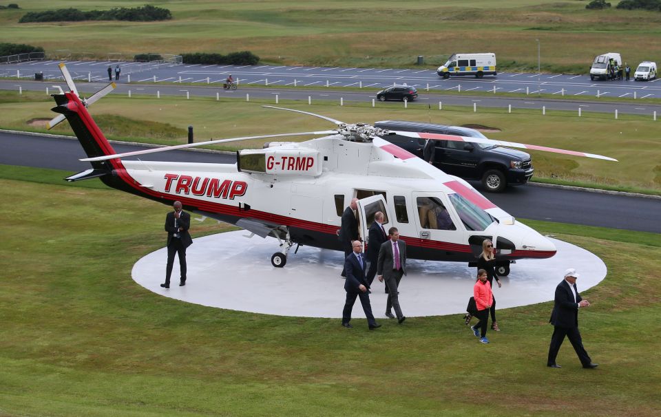  Trump has added his name to the golf resort