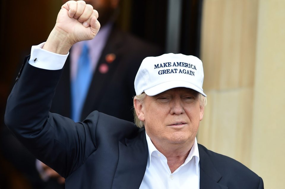  Wearing his "make America great again" cap he said Britain had "taken their country back" by voting for Brexit