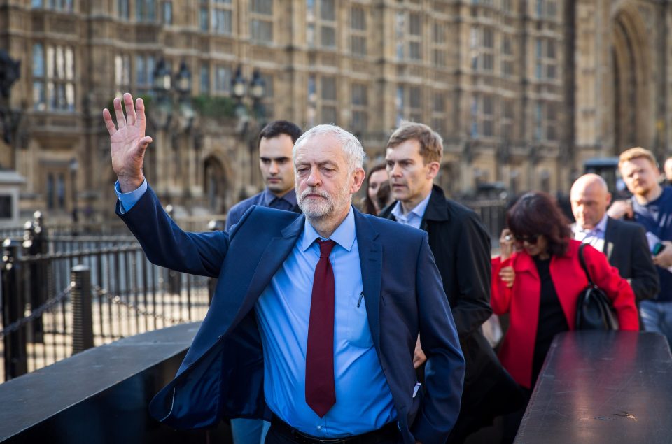  Jeremy Corbyn was in a defiant mood yesterday morning