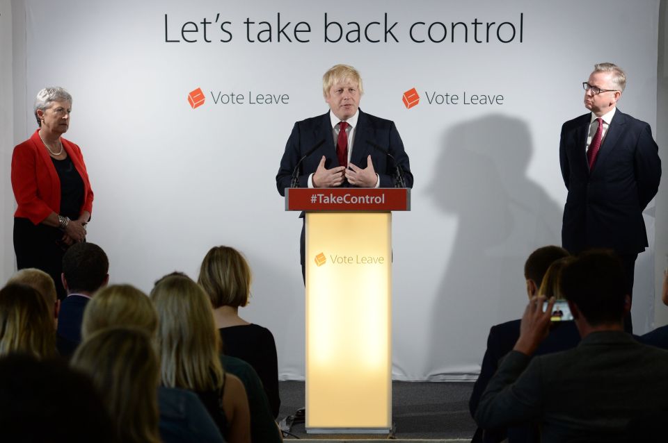  In a Vote Leave press conference today Boris Johnson said there is no need to rush the process of leaving the EU