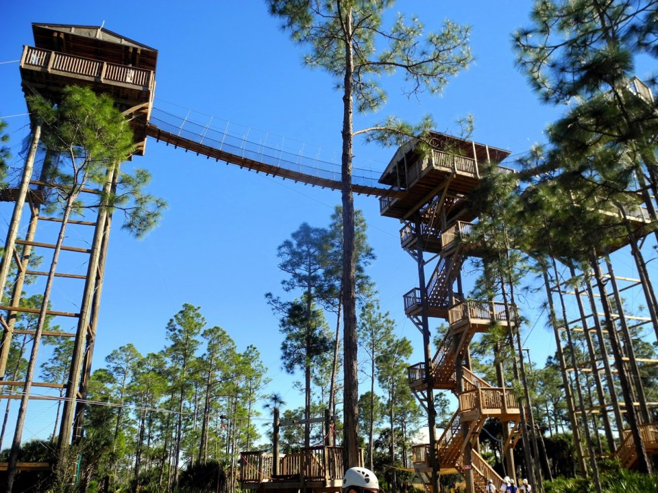  Thrills ... Forever Florida Wildlife Conservation Area zipline offers a nature trail with a difference