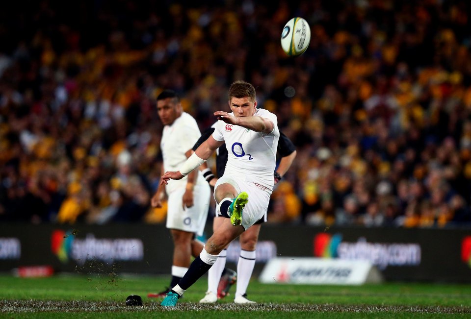 Owen Farrell scored nine of his 10 kicks in the third Test